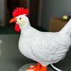 Chicken Egg Lamp Funny Chicken Butt Night Light with Egg Resin LED Hem Lamp for Easter