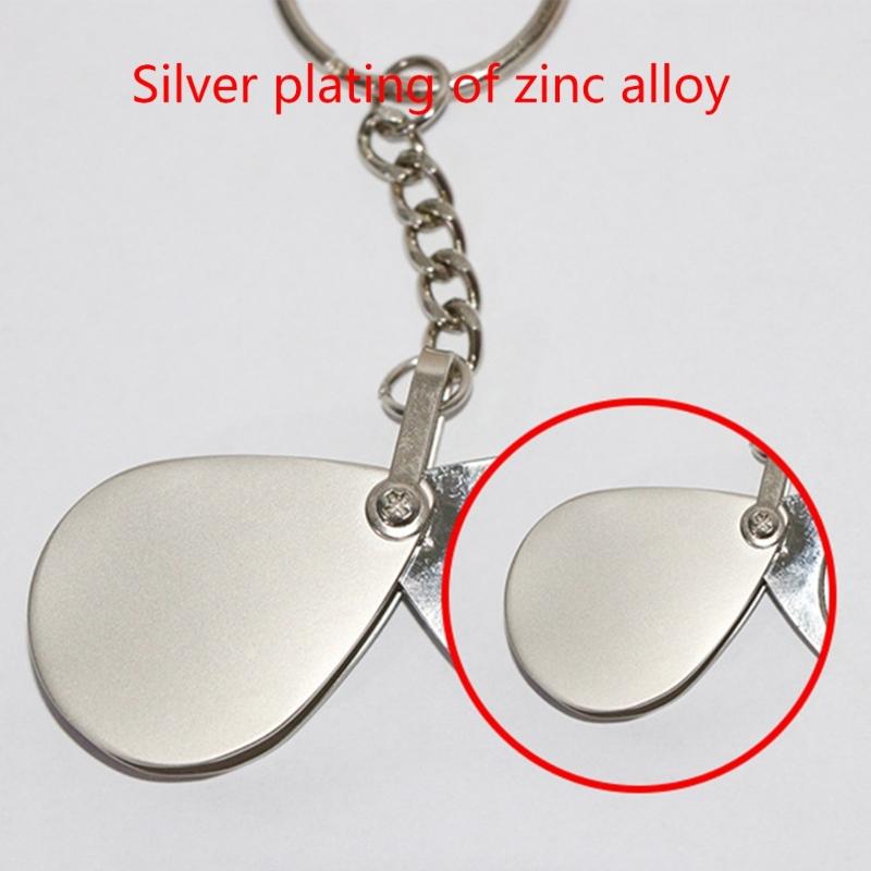 Pocket Magnifier with Keychain Portable 20X Metal Pocket Magnifying Glass