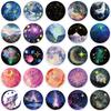 10/50pcs Beautiful Moon Planet Stickers Moonlight Starry Sky Galaxy Graffiti Stickers for DIY Luggage Laptop Skateboard Motorcycle Bicycle Sticker