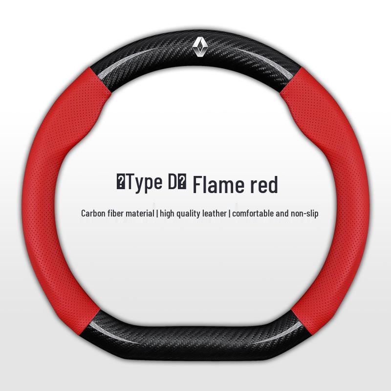 Renault Steering Wheel Cover for Koleos, Kadjar, Kaptur, Wind, and others - Four Seasons Universal Fit