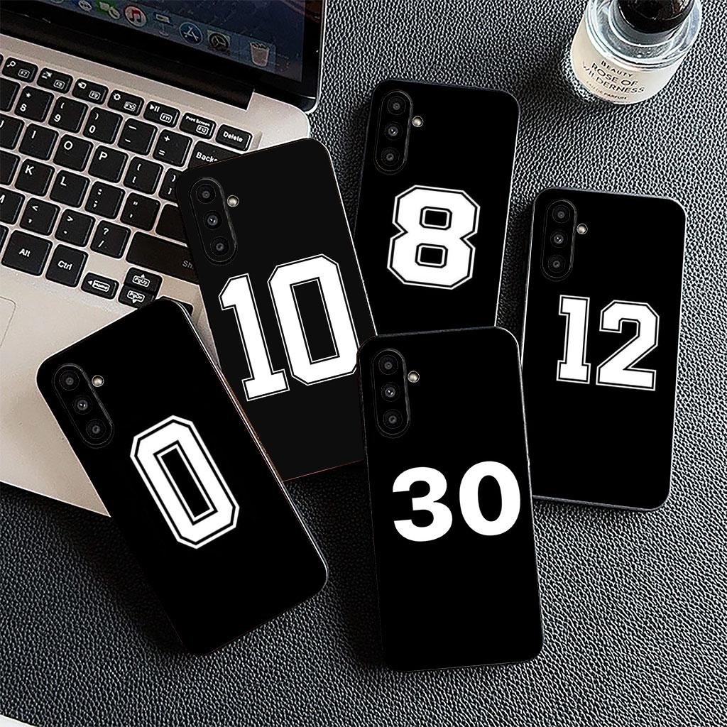 Kryt pro Samsung Galaxy S25 S24 S23 FE Ultra Plus S7 Edge S25+ S23+ A56 5G Pouzdro Číslo Fotbal Basketbal Sport Ne 24 5 10 23