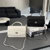 Xiaoxiangfeng Grid Chain Bag New Women's Fragrant Grandmother Handbag Fashionable Versatile Shoulder Crossbody
