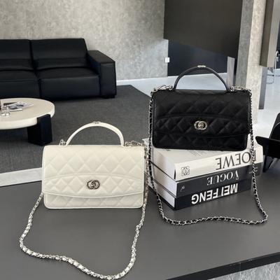Xiaoxiangfeng Síťovaná řetízková taška Nová dámská voňavá babiččina kabelka Módní všestranná na rameno crossbody