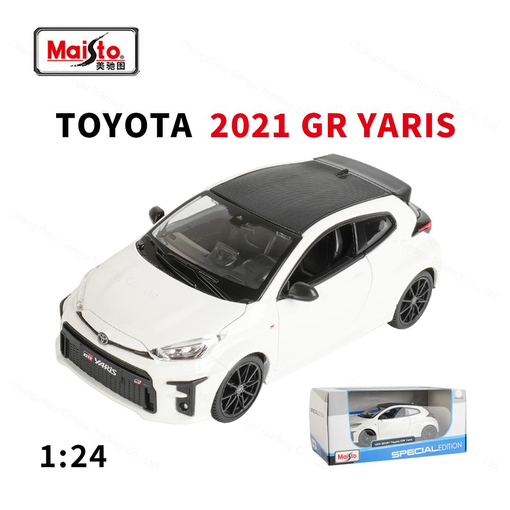 Maisto 1:24 Toyota GR yaris Static Die Cast Vehicles Collectible Model Car Toys