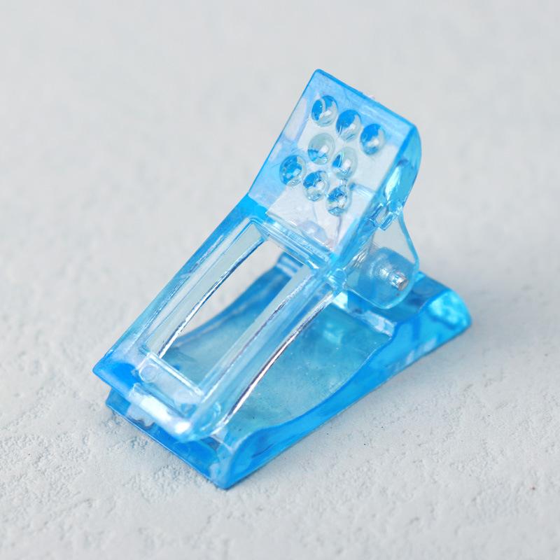 1pc Nail Art Extension Clip Auxiliary Stereotype Transparent Clip DIY Nail Art Nail Piece Fixed Decoration Repair Tool
