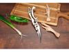 All-Steel Stainless Multifunctional Kitchen Scissors: Automatic Rebound Chicken Bone and BBQ Cutter
