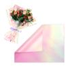 20pcs Holographic Iridescent Film Cellophane Wrapping Paper Premium Flower Gift Holiday Craft Wrap Packing Decorative Paper