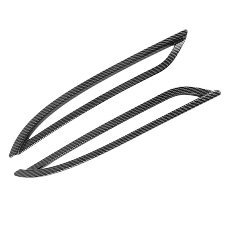 2Piece Car Rear Fog Lamp Cover Trims Styling Replacement Parts Accessories For Tesla Model Y