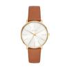 BUREI Women's Analog Quartz Watch, Waterproof, Popular Brand Fashion Watch with Leather Strap, Simple, Casual, Lightweight, Stylish Gift for Women (Br