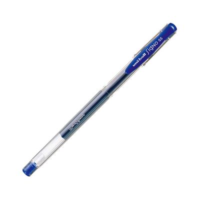 Mitsubishi Pencil Uni-Ball Signo Standard Gel-Tintenroller 0,5 mm Blau UM100.33