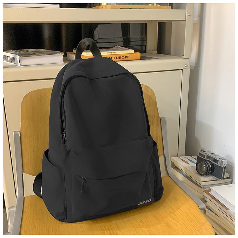 Schoolbag Women's Simple Versatile Campus Backpack College Style Male Student Backpack Casual Women's Bag