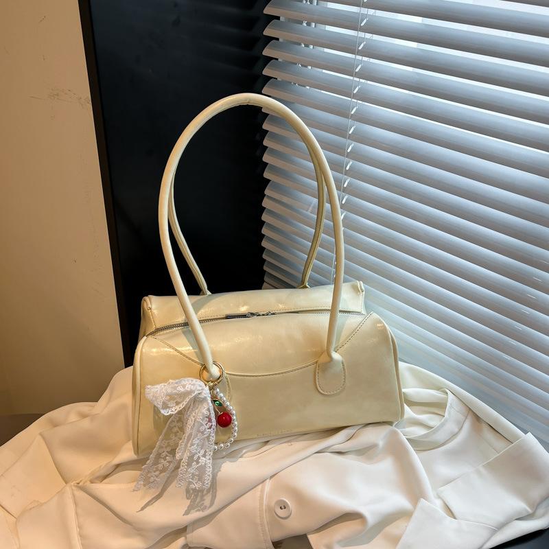 Trendy Portable Small Square Bag Women's Bag 2025 Summer New Light Luxury Shoulder Bag Commuter Armpit Bag