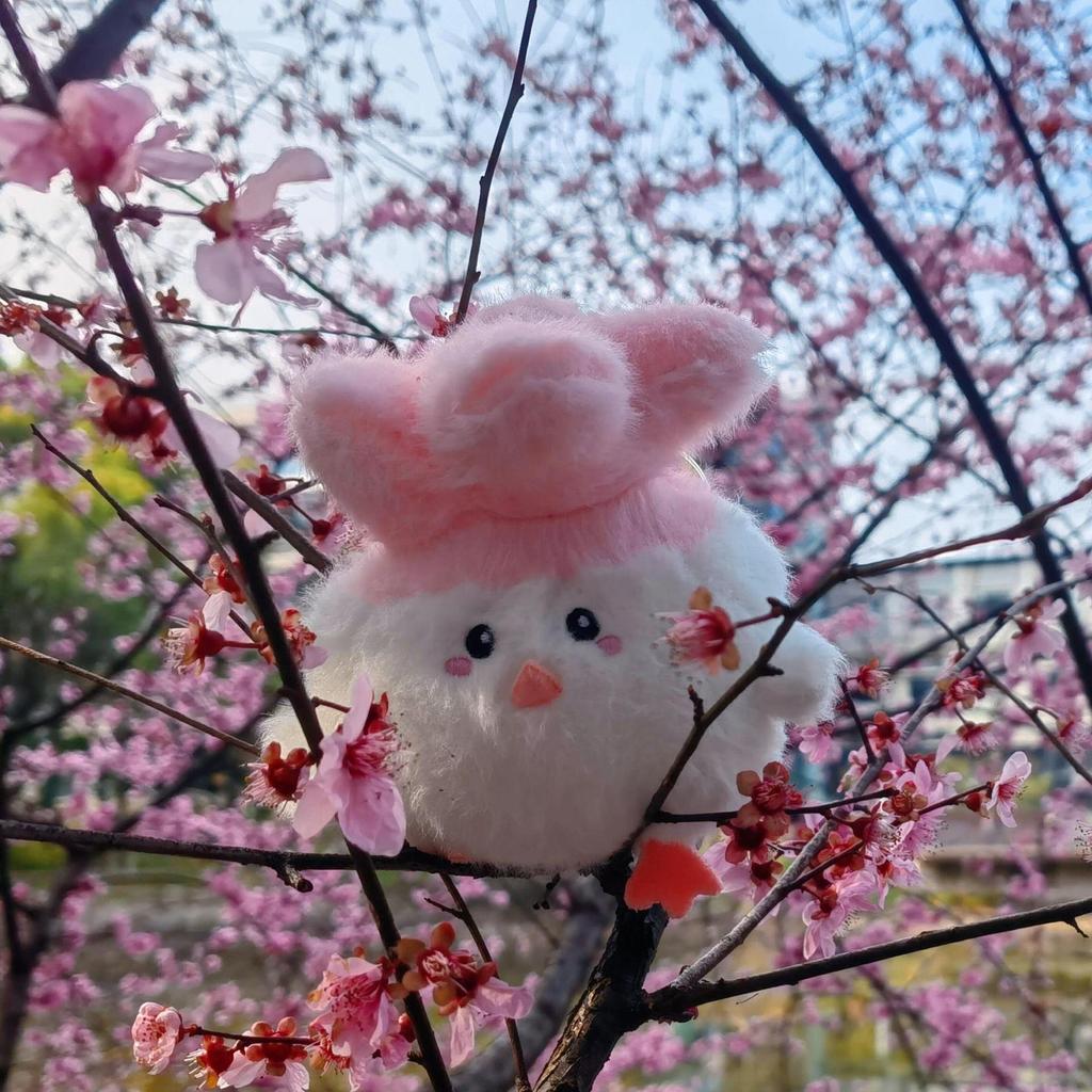 Sakura Pink Limited Edition Peace Bird Plush Sounding Doll