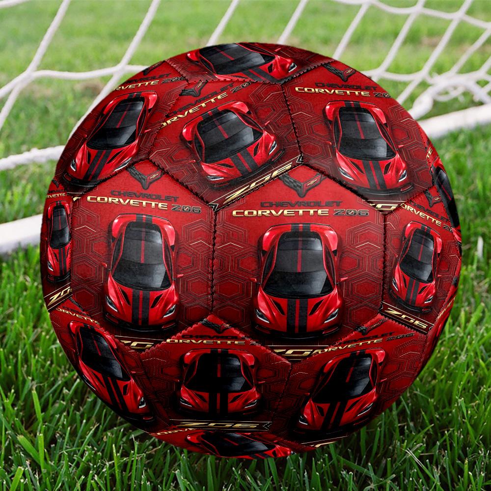 Sports car Print Size 5 Soccer Ball, Standard Match Football for Sports Game and Team Practice, Ideal Gift for Soccer Fans