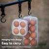Outdoor Shockproof Egg Box Storage Box, Portable Camping Shatterproof Egg Tray, Home Plastic Protection Box, Travel Shatterproof