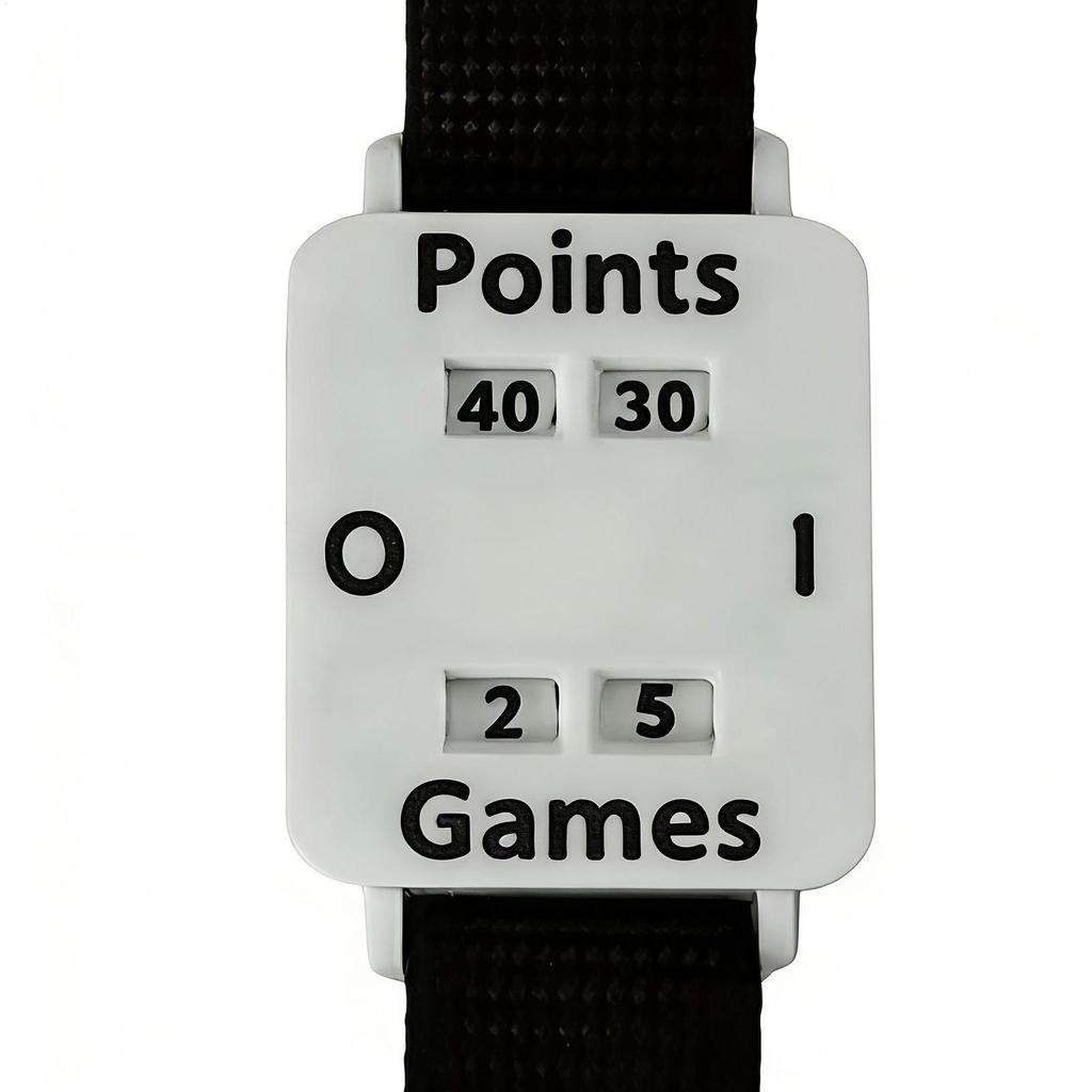 Tennis Score Keeper Wrist Band Big Screen Adjustable Counter Lightweight Wrist Score Keeper For Tennis Sports Training Accessory