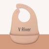 Babador de silicone à prova d'água para bebês - Babador de arroz descartável grande