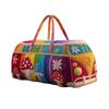 Serie de Pollo 3D Bolso de Viaje de Algodón Acolchado Plegado Bolso de Mano de Moda Estampado para Mujer Bolso de Yoga