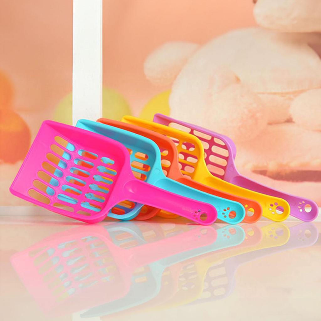 Cat Litter Scoop, Premium Cat Litter Shovel Poop Scooper with Fine Holes, Easy-to-Clean Durable Pet Cleaning Tool