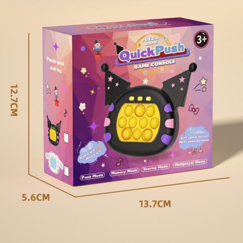 Halloween Gift Quick Push Bubble Fidget Sensory Toys Eco-friendly Silicone Game Machine Suitable for Adults & Kids Birthday Gift