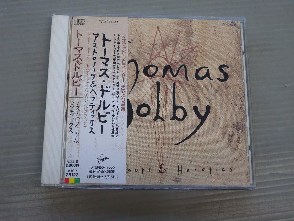 

CD THOMAS DOLBY - Astronauts & Heretics VJCP28123PROMO VIRGIN 1992 Japan ObiRock Used