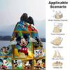Mickey and Minnie Blanket  Ultra-Soft, Warm, Cozy Throw for Living Room, Sofa, Four Seasons Travel Accessory  Cute Cartoon Character Home Decoration