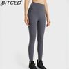 BITCED Fall Season No-Embarrassment Brushed Yoga Pants for Women High-Stretch Peach Butt Shaping Seamless Ankle Fitness Butt-Lifting Pants