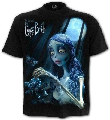 CAMISETA UNISEX NEGRA GLOW IN THE DARK ESPIRAL DIRECT CORPSE BRIDE/Warner Bros