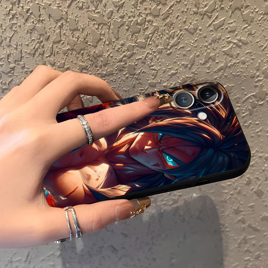 Dragon Ball Anime Cool Son Goku Black Soft Phone Cover Case for iPhone 18 7 8 15 16 14 Plus XR 17Air 13 12 11 17 Pro Max XS Max