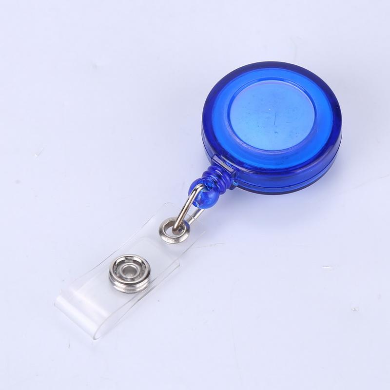 1pc Credential Pass Badges Doctor Id Nurse Retractable Id Badge Reel Plastic Badges Badge Clip Nurse Accessories