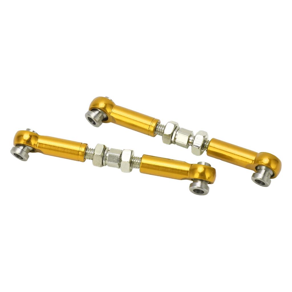 2PCS RC Steering Link Rod Servo Pull Linkage Arm Aluminium Alloy RC Car Parts for MJX 14210 14209