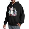 Men's Hooded Sweatshirt, Contrasting Color Sweatshirt, Sports   Casual Jacket