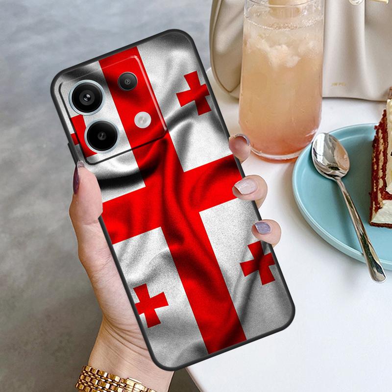 Georgia Flag Funda For Xiaomi Redmi Note 12 11 10 9 8 13 Pro Plus 12S 11S 10S 9S 10A 9C 10C 12C 13C Case