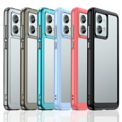 Colorfull TPU Case for Motorola G75 G55 G35 G85 E14 G04S G14 G24 G34 G54 G84 Protective Cover Shockproof Clear Frame Shell Funda