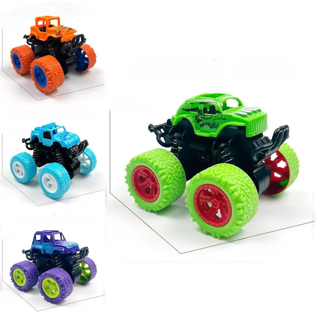 Inertia Off-road Model Car Toy For Kids Durable Plastic Construction 9x8.5x7.5cm