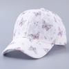 Dames Honkbalpet met Vlindereffect, Kant, Ademend, Modieus, Casual, Veelzijdige Zon Hoed