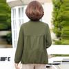 Women's Mid-Aged Casual Lapel Zipper Jacket