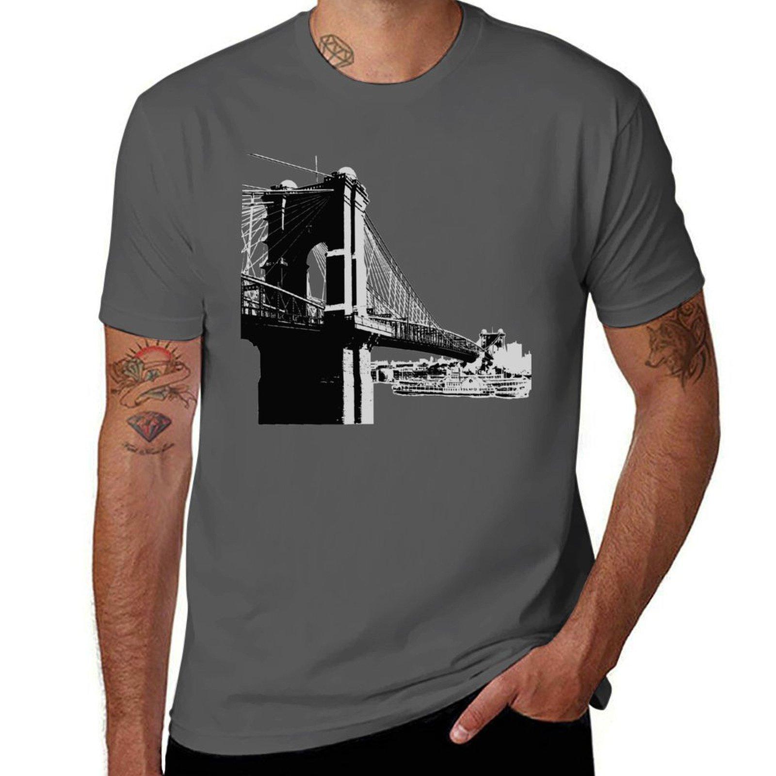 

Boat shirt Queen Bridge shirts t T-Shirt t man Suspension cotton heavy man and Island River brand quality luxury high 4XL