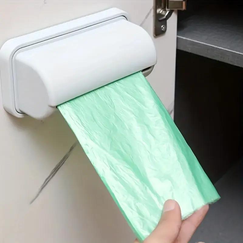 1 STÜCK Wandmontierte Aufbewahrungsbox für Müllbeutel Aufbewahrungsartefakt für Beutel Aufbewahrung von Plastiktüten Küche Kein Bohren erforderlich Einfach einzusetzen