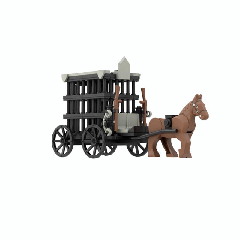

MOC Medieval Cannon Building Block Фигурки Аксессуары Пиратский корабль Остров Набор Тюрьма Транспорт Карета Кирпичи Игрушка
