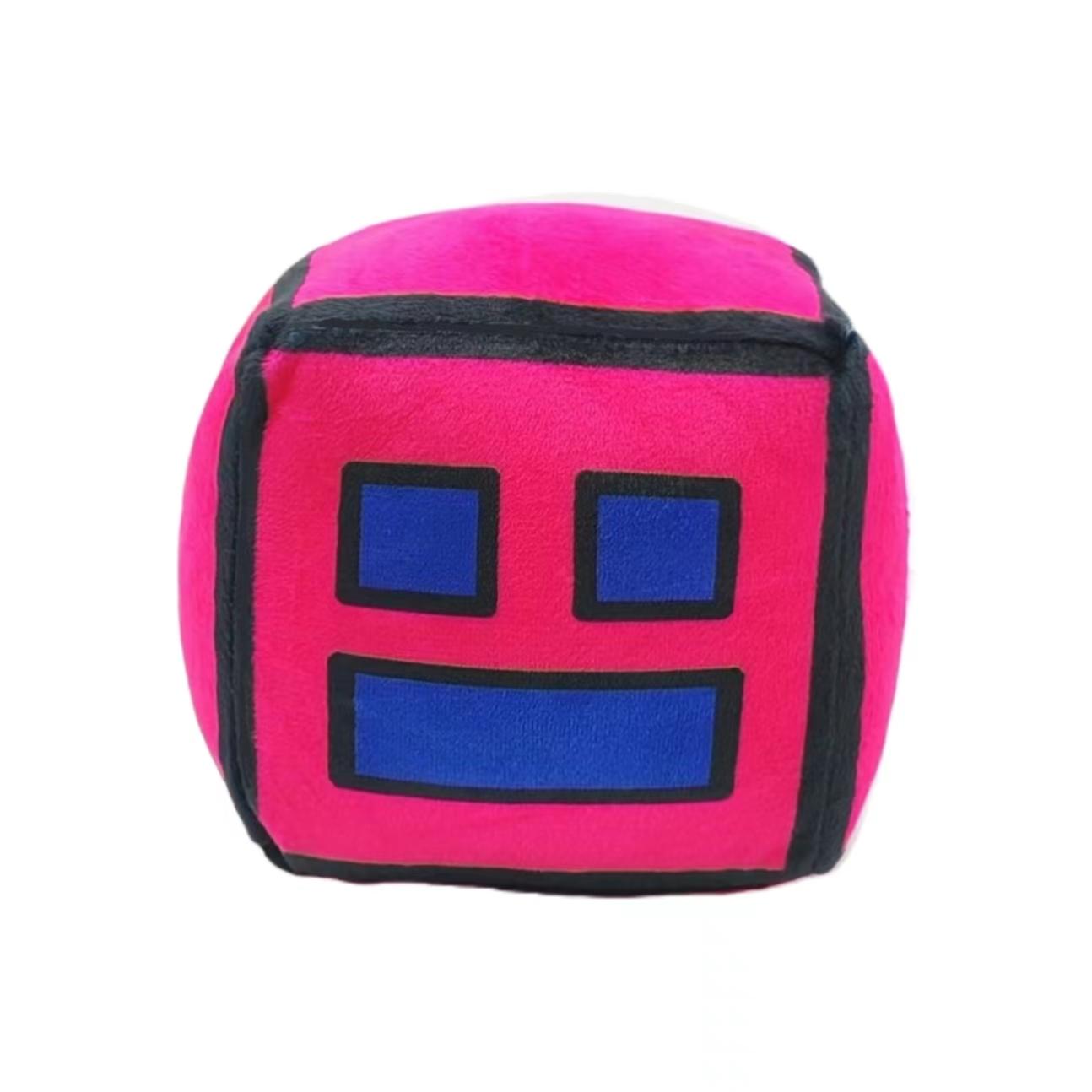 Geometrie Pluche Speelgoed, Kubus Volume Hout Opgezadeld Dier Pluche Poppen Speelgoed Voor Kinderen En Gaming Fans Kinderdag Verjaardagscadeau