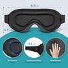 Sleep Mask ,Blackout Eye Mask for Sleep - 3D Breathable Soft Comfortable Eye Mask for Sleeping- Adjustable Strap Unisex