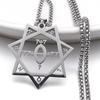 Stainless Steel Necklace for Women Silver Color Pendant Jewelry 50cm Chain Accessory for Wedding or Party Supplies