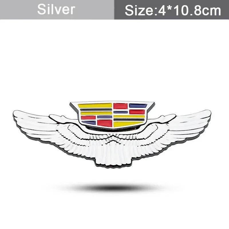 

Metal for Cadillac Escalade Deville DTS ATS BLS CT4 CT6 CTS EXT SLR SRX XLR XT4 Car Side Emblem Badge Sticker Accessories темно-сірий колір