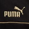 Puma Contrast Logo Print Fleece-Lined Hoodie Men Hoodie Black 680141-01
