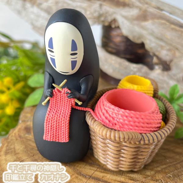 Ghibli goods Spirited Away ink stand No-Face Studio gift Kaonashi interior entrance cute ornament stylish