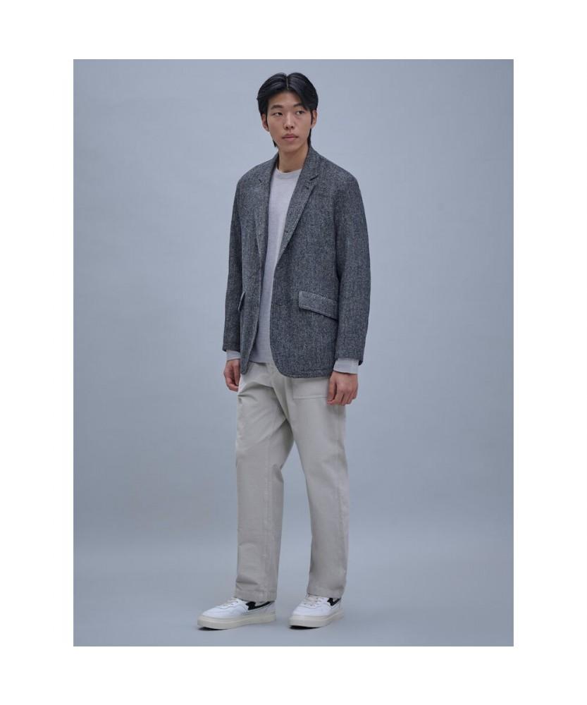 Shift.G Wool Editor Padded Jacket Gray