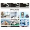 10~100PCS PP plastic non-return valve/ water check valve/ One way valve for Gas Air Liquid Fluids Aquarium medical 1/8 3/16 1/4