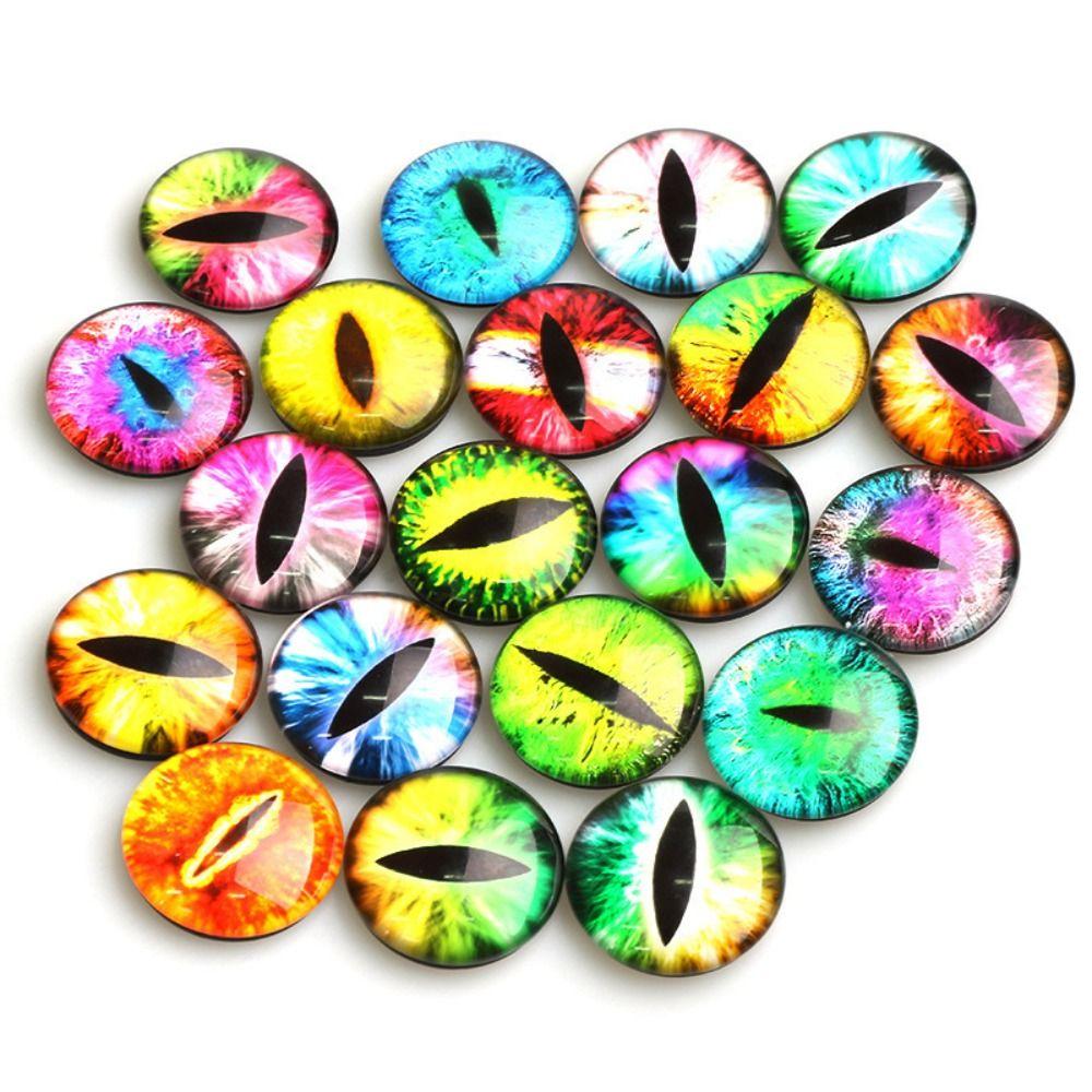 

20pcs/10pairs 8mm-20mm Eyes Crafts Eyes Crystal Glitter Crystal Eyes DIY Doll Accessories 8mm-color random