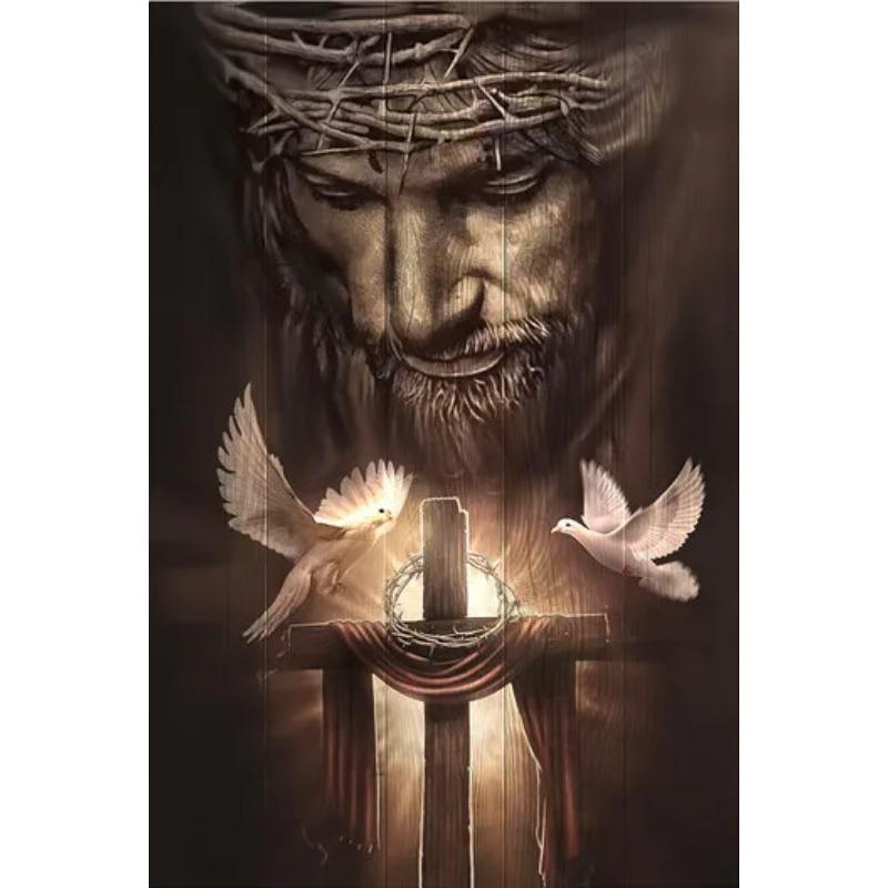 Klassische christliche Wandkunst Bibel Jesus Löwe und Krieger Öl auf Leinwand Poster und Drucke Wohnzimmer Dekoration Geschenke